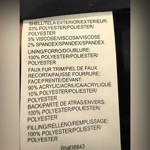 NWT Stylish Navy Kids (or women’s) Princess Coat with Faux Fur Collar - Picture 7 of 8